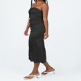 thumbnail image 4 of Women Tube Dress  Strapless Backless Tie-up Solid Long Cocktail Dress, 4 of 7