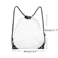 thumbnail image 4 of Dsscvnef Transparent Sports Backpack Beach Storage Bag Drawstring Washable Housekeeping Organizer for Travel Gym Yoga, 4 of 9