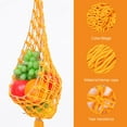 thumbnail image 2 of PAMINGONO Rope Macrame Fruit Hanging Bag 90X25X1In Yellow Color For Air Circulation And Prevents Bruising 1Pack, 2 of 8