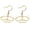 Butterfly-G, variant on Women's Moth Butterfly Sword Shape Drop Hook Earrings, Nickel-Free Gold Silver Stainless Steel Vintage Insect Fashion Jewelry for Women