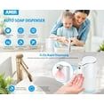 thumbnail image 3 of Soap Dispenser, AMIR 350ml Dish Soap Dispenser Waterproof Automatic Liquid Soap Dispenser for Kitchen Bathroom Shampoo Facial Cleanser, 3 of 11