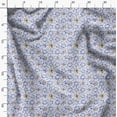 thumbnail image 2 of Soimoi Florals Printed,Cuddle Minky Fabric, Sewing Fabric by The Yard 56 Inch Wide,Decorative Plush Soft Fabric, Baby Garments, Toys and Blankets, Blue, 2 of 6