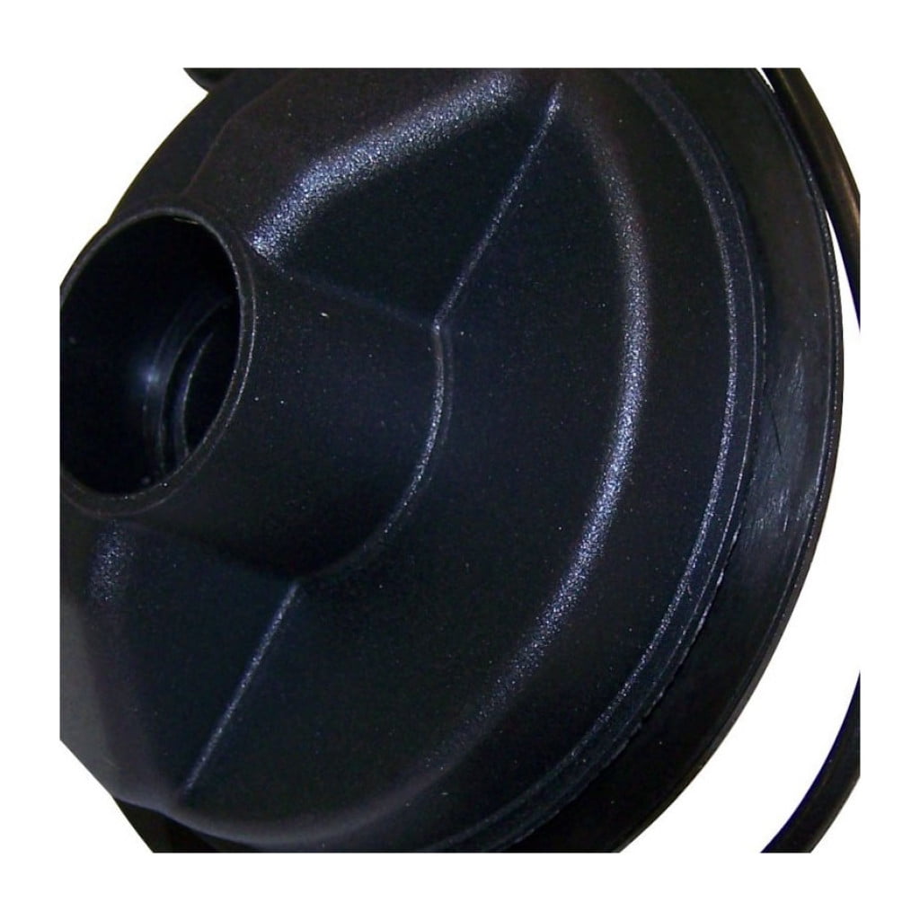 KarParts360 For Jeep Liberty 2002-2011 Gas Cap | Black | Metal/Plastic | Uncoded Lock Cylinder And Tether | Excluded Tumblers