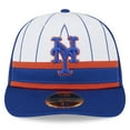 thumbnail image 2 of Men's New Era  White New York Mets 2025 Batting Practice Low Profile 59FIFTY Fitted Hat, 2 of 6