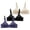 BK1, variant on CHUOU Women's Front Side Buckle Lace Edge Without Steel Ring Movement Seamless Gathering Adjustment Yoga Sleep Large Bra
