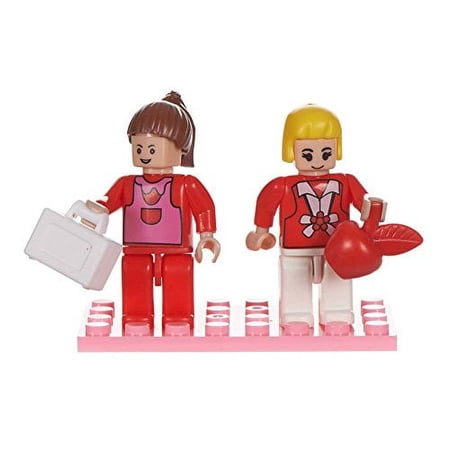 Bundle of 2 |Brictek Mini-Figurines (2 pcs School Teacher & 3 pcs SWAT Police Sets)