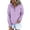 Purple, variant on Vedolay Women Sweatshirt Women's Basic Long Sleeve Hoodies Relaxed Fitted Sweatshirts Oversized Pullover Tops with Pocket,Pink S