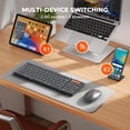 thumbnail image 2 of Combo de teclado y mouse inalámbricos plegables Bluetooth MEETION, 2 of 8