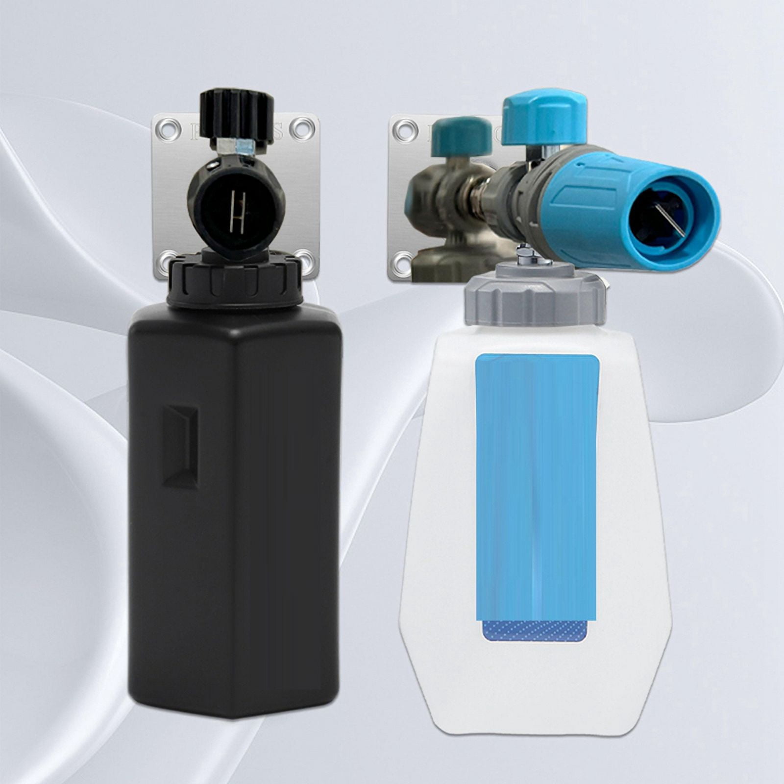 Pressure Washer Foam Cannon Holder, 1/4inch Quick Connect Automatic Foam Cannon Mount, Stainless Steel Pressure 4PCS