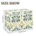 thumbnail image 5 of Yayeee Collapsible Cube Storage Bin with Lid Fabric Closet Decorative Basket with Handles, Beige Floral Pattern, 5 of 7
