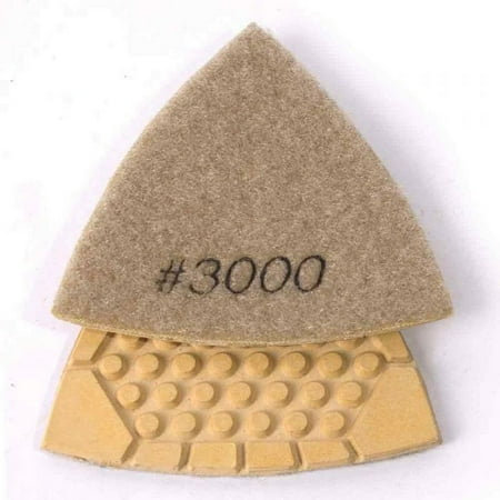 

Specialty Diamond BRTTD3000 3000 Grit Oscillating Detail Diamond Triangular Dry Pad Concrete Countertops