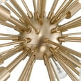 thumbnail image 5 of Possini Euro Design Dandelion 30" Modern Pendant Chandelier Ceiling Light Fixture Dining Room Over Table Sputnik 8-Light Satin Gold Finish, 5 of 10