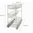 thumbnail image 3 of ClosetMaid 3 Tier Compact Kitchen Cabinet Pull Out Drawer, 3 of 3