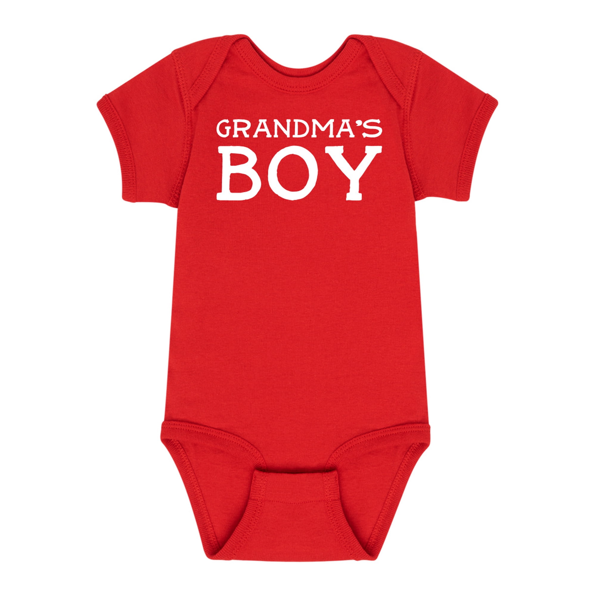 Instant Message - Grandma's Boy Baby Graphic One Piece
