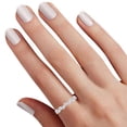 thumbnail image 4 of AFFY 2/9 Carat (Cttw) Round Natural Diamond Vintage Style Engagement Band Ring 14K Solid White Gold (I-J Color, I2-I3 Clarity, 0.22 Carat (Cttw) Ring Size-9.5, 4 of 4