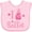 AD-Pink, variant on Inktastic I Love Ballet Girls Baby Bib