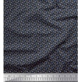 thumbnail image 1 of Soimoi Poly Georgette Fabric Leaves & Peach Fruit Small Print Fabric by Yard 52 Inch Wide, 1 of 3