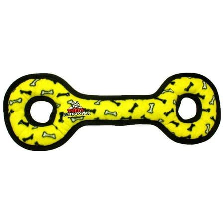 UPC: 0180181005039 | Tuffy Ultimate Tug-O-War Yellow Bone  Durable Dog Toy