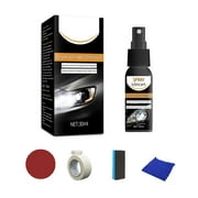 Car Headlight Repair Fluid Kit 30ml Headlight Coating Agent Taillight Headlight Lampshade Refurbishment Fluid Car Headlight Scratch Repair Spray