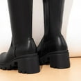 thumbnail image 4 of BURUDANI Women's Knee-High Chunky Heel Boots, 4 of 6