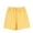 Yellow, variant on Womens Shorts Women's Solid Color Loose Cotton Crepe Casual Wide Leg Shorts