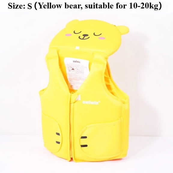 2025 Children's Life Jacket, Professional Buoyancy Swimming Aid, Swimsuit with Headrest, Buoyancy Vest for Boys and Girls, Snorkeling