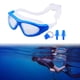 thumbnail image 4 of Gafas de natación transparentes, impermeables, antifugas, portátiles, para natación Azul, 4 of 6