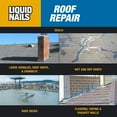 thumbnail image 6 of Liquid Nails Roof Repair 10.3 oz Black Exterior Waterproofing Roof Adhesive, 6 of 7