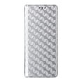 thumbnail image 2 of For Samsung Galaxy Z Fold 6 Wallet Case with RFID Blocking ID Credit Card Holder, Luxury Diamond Patterned Shiny PU Leather Magnetic Folio Book Flip Kickstand Shockproof Phone Case, Silver, 2 of 10