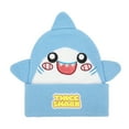 thumbnail image 2 of Lanky Box Thicc Shark 2-Piece Cuff Beanie & Magic Gloves Set, 2 of 7