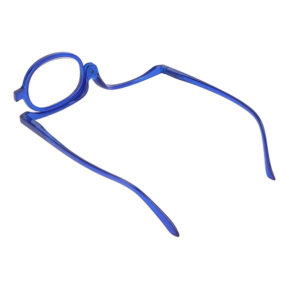 Fulte De Gafas Cosméticas, Gafas De Maquillaje De Marco De PC De Azul Acrílico Portátil Para El Hogar