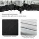 thumbnail image 2 of Cubierta para barbacoa, cubierta de lona Oxford 210D resistente, protección para barbacoa de gas, resistente al viento, a los rayos UV, al agua, a la humedad y al polvo, 145x61x117cm, color negro Sailing Electrónica, 2 of 5