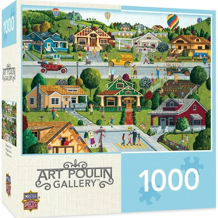 Hometown Gallery Bungalowville 1000 Piece Jigsaw Puzzle