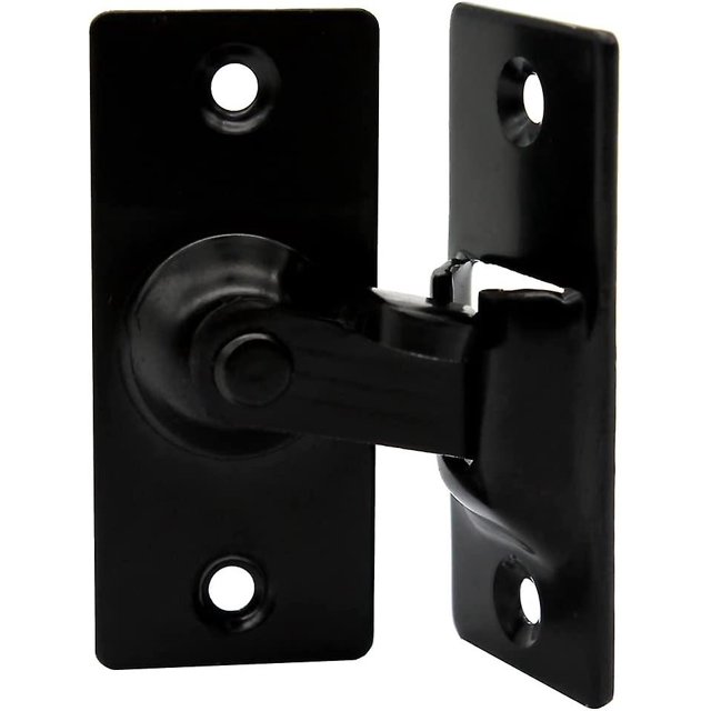 Cerradura de puerta CHAO de acero inoxidable en ángulo recto de 90 grados negro