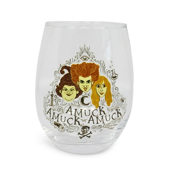 Set de copas de vino Disney Hocus Pocus Amuck 600 ml Sanderson Sisters