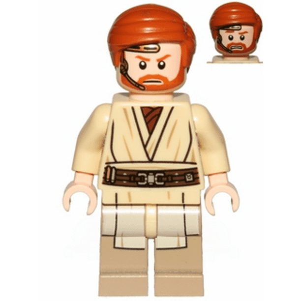 LEGO Star Wars Obi-Wan - with Headset (75135) Minifigure - Walmart.com