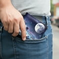 thumbnail image 5 of WIRESTER RFID Blocking Bifold Wallet for Men, Slim Leather Credit Card Holder with ID Window - Wolf Pack Moon, 5 of 6