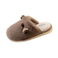 thumbnail image 4 of CHUMUD Women's Slippers Plush Warm Indoor Bedroom House Shoes with Memory Foam Winter Cozy Fleece Lined Scuff Slippers, 4 of 6