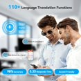 thumbnail image 3 of Gafas inteligentes Techie TOGS2001 con Bluetooth y traducción con IA, 3 of 7