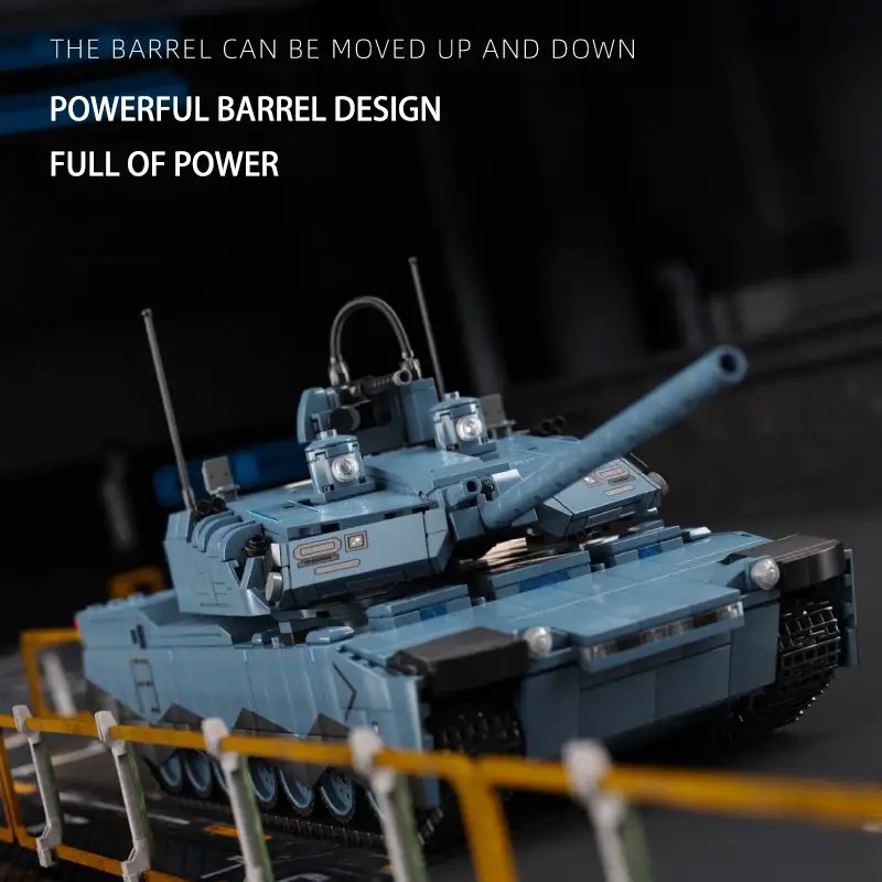 GZBrick Abrams-X Tank Building Sets WW2 Military Toy for Adults Boy Compatible with Lego 2116PCS