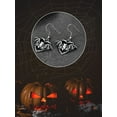thumbnail image 6 of FaithHeart Bat Dangle Earrings for Women Men Stainless Steel Lightweight Hypoallergenic Gothic Punk Cool Heart Drop Earrings Vintage Halloween Party Animals Jewelry Gift for Daughter Friends, 6 of 7
