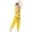 Yellow, variant on Children Kids Girls Summer Outfits 4 Piece Belly Dance Performance Outfit Sequin Halter Top Harem Pants with Head Scarf Stage Show Fashion Clothes,Red,9-10 Years