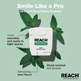 thumbnail image 2 of Reach Mint-Flavored Waxed Dental Floss for Oral Care & Removal of Plaque & Food From Teeth & Gum Line, (ADA), Refreshing Mint Flavor, 200 yd (Pack of 6), 2 of 3