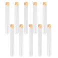 thumbnail image 1 of 10Pcs Glass Test Tubes Transparent with Wooden Corks, 1 of 4