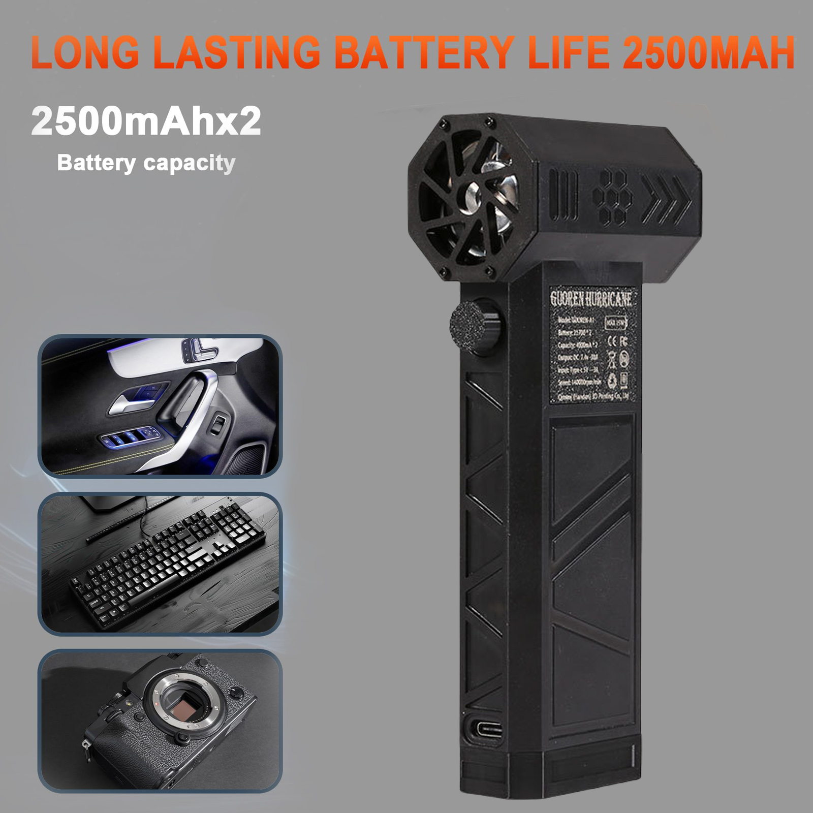 Portable Electric Air Dusters High Performances Turbos Motor Air Fan Blower for Effective Cleaning of Dust and Debris