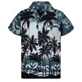 thumbnail image 1 of DPTALR Men's Hawaiian Shirt Short Sleeves Printed Button Down Summer Beach Shirts Tops, 1 of 2