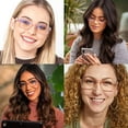 thumbnail image 7 of Readerest Blue Light Blocking Reading Glasses Blush 150 Magnification, Acrylic, 7 of 7