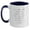 White/Navy, variant on Funny Payroll Clerk Gifts for Men - Two Tone Coffee Mug - 'All Men Are Created Equal But The Coolest Become A Payroll Clerk' Christmas Unique Gifts from Friends and Family