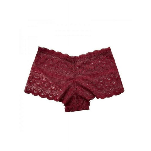 Lemetow Ladies Full Lace Panties Sexy Breathable Seamless Waist Flat angle Ladies Panties