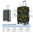 thumbnail image 5 of Goofa Pixel Game Pattern Luggage Covers For Suitcase,Suitcase Cover Protector Fit 18-32 Inch Luggage-Large, 5 of 9